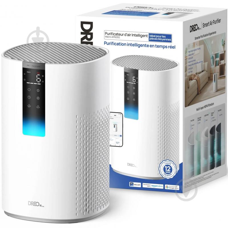 Очиститель воздуха Dreo DR-HAP005S - фото 9 Очиститель воздуха Dreo DR-HAP005S - фото 9