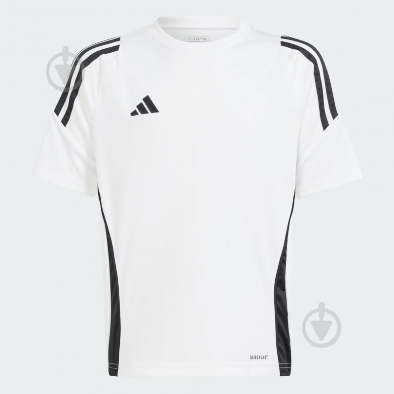 Футболка Adidas TIRO24 JSYY IS1033 р.128 белый - фото 1