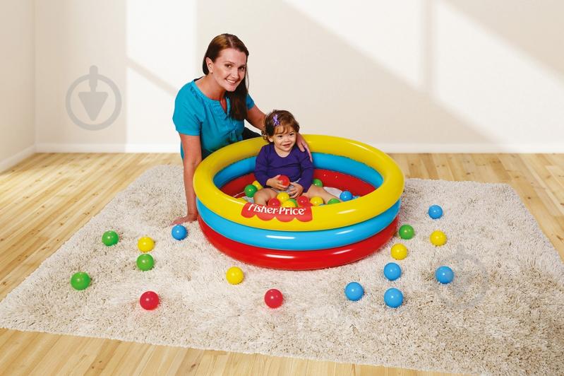 Бассейн надувной Fisher Price 91х25 см 93501 - фото 5