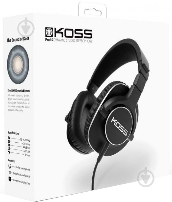 Наушники Koss Pro4S Over-Ear black (195398.101) - фото 6