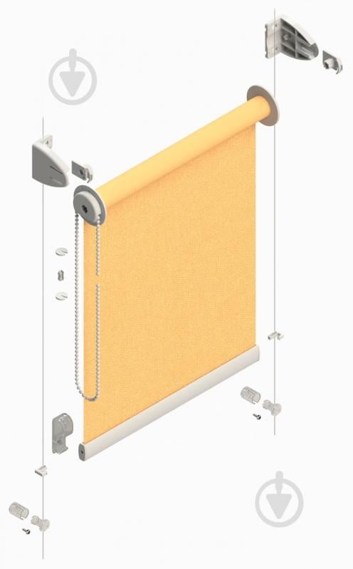Ролета мини Rollotex ROYAL серая 111x240 см - фото 5