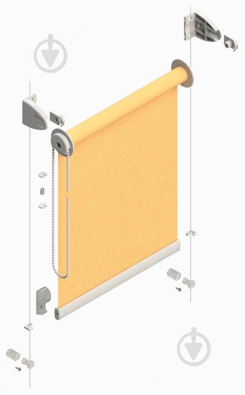 Ролета мини Rollotex ROYAL серая 112x100 см - фото 5