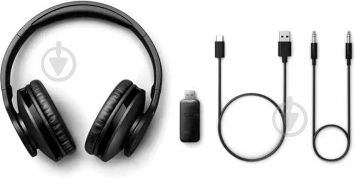 Навушники Philips TAH6206 black (TAH6206BK/00) Over-ear Wireless for TV - фото 6