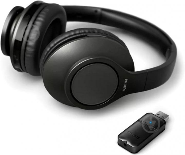 Навушники Philips TAH6206 black (TAH6206BK/00) Over-ear Wireless for TV - фото 5