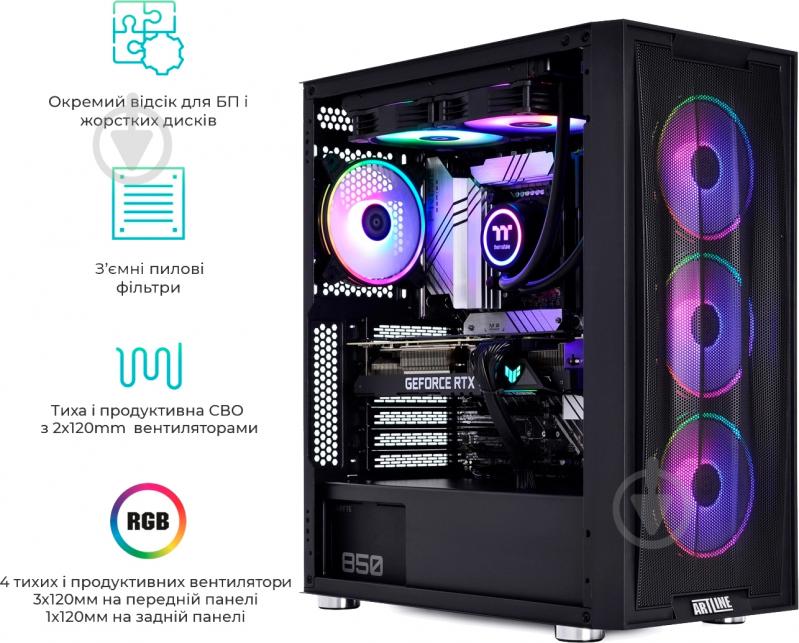 Системный блок Artline Overlord X95 (X95v75) black - фото 12