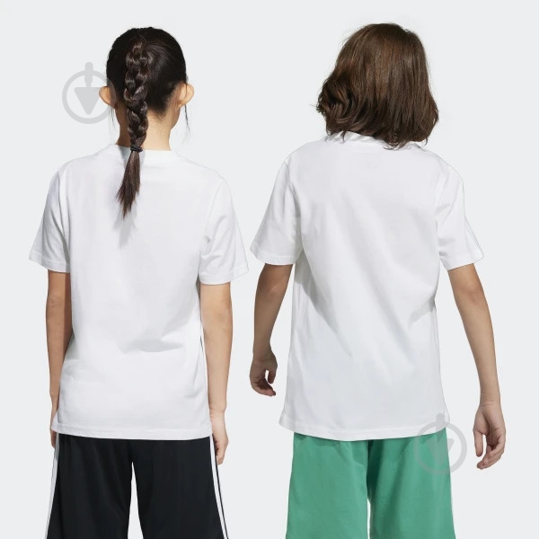 Футболка Adidas U BL TEE IB1670 р.152 белый - фото 4