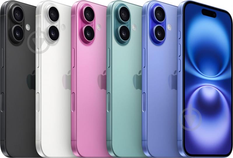 Смартфон Apple iPhone 16 Plus 512GB teal (MY2J3SX/A) - фото 6