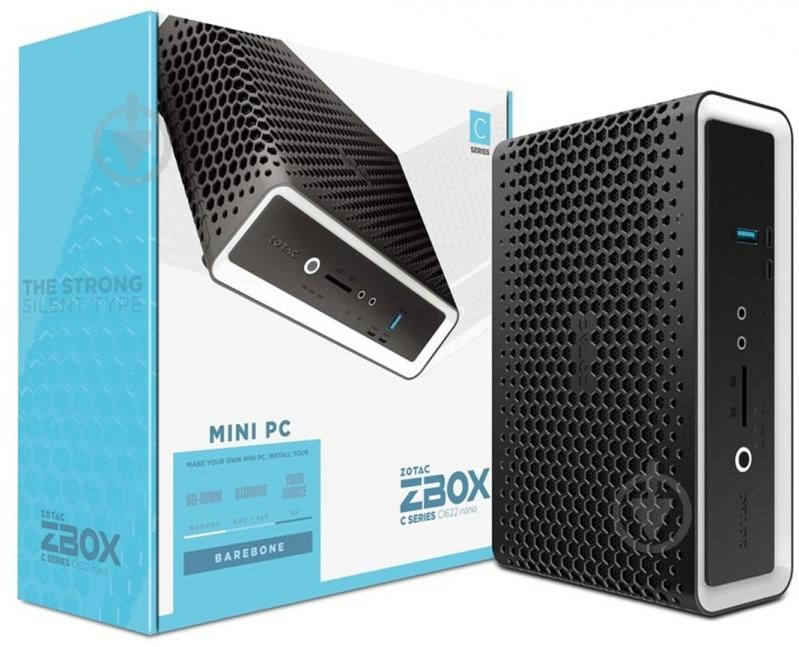 Неттоп Zotac ZBOX CI622NANO-BE (ZBOX-CI622NANO-BE) black - фото 6