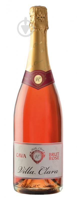 Вино игристое Villa Clara Brut Rose (New) 0,75 л - фото 1