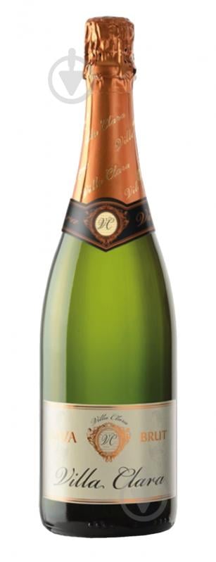 Вино игристое Villa Clara Cava Brut белое сухое 11.5% 0,75 л - фото 1