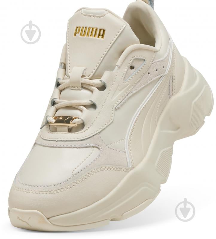 Кросівки жіночі демісезонні Puma Cassia Lux 39783704 р.40 бежеві - фото 4