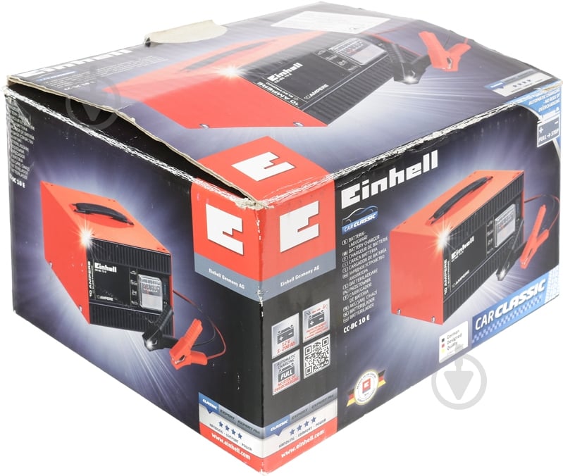 Зарядний пристрій трансформаторний Einhell CC-BC 10 E 7,1 А 200 А/ч - фото 5
