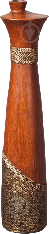 Ваза деревянная Eterna 53 см CE544 53 см коричневая - фото 1