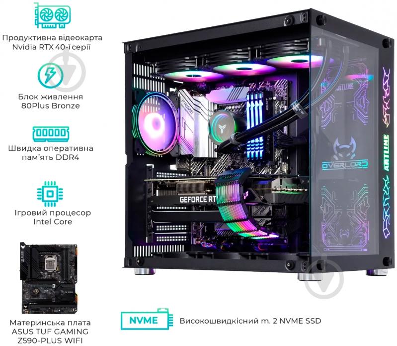 Системный блок Artline Overlord X95 (X95v85) black - фото 11