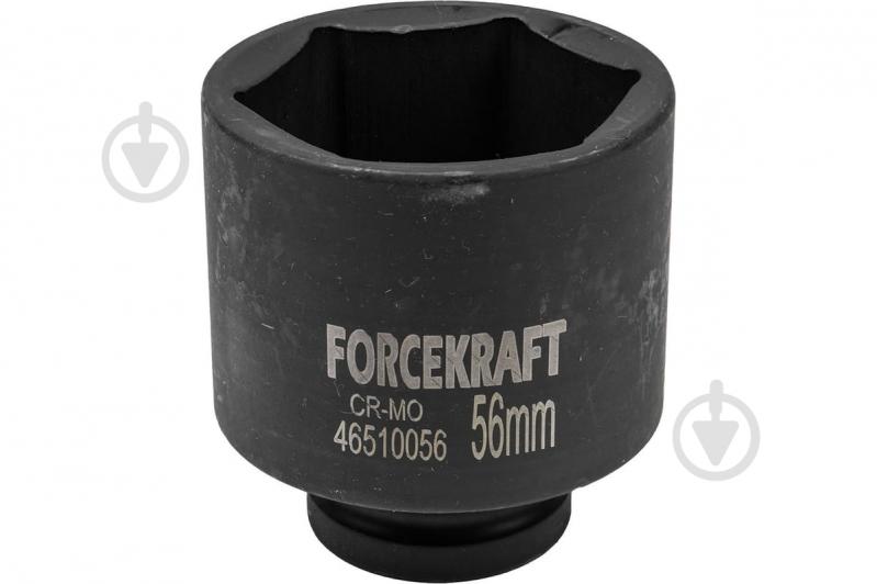 Головка ударна глибока 56 мм (6гр.), 3/4'' Forcekraft 1 шт. FK-46510056 - фото 1 Головка ударна глибока 56 мм (6гр.), 3/4'' Forcekraft 1 шт. FK-46510056 - фото 1