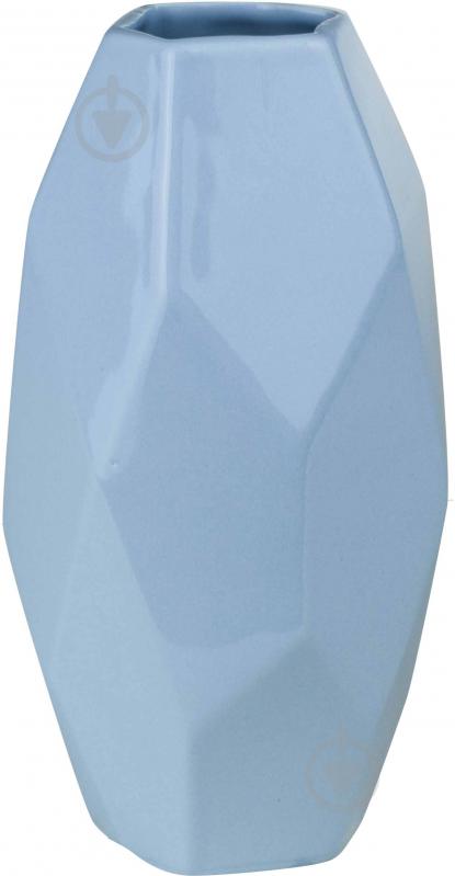 Ваза керамическая Eterna 2500-19 19 см голубая - фото 1