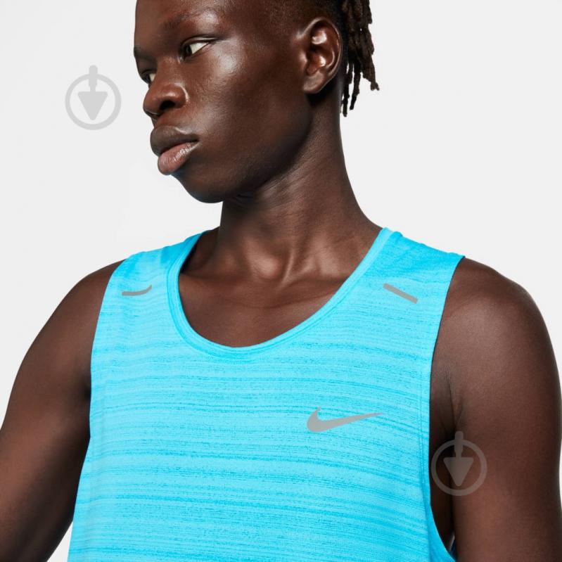 Майка Nike M NK DF MILER TANK CU5982-447 р.L блакитний - фото 6