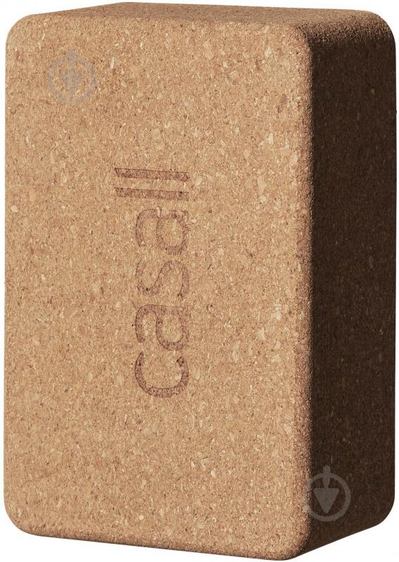 Блок для йоги Casall YOGA BLOCK NATURAL CORK LARGE 53806-100 бежевий - фото 1