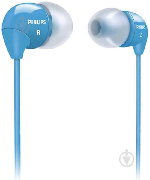 Навушники Philips SHE3590BL/10 blue - фото 1