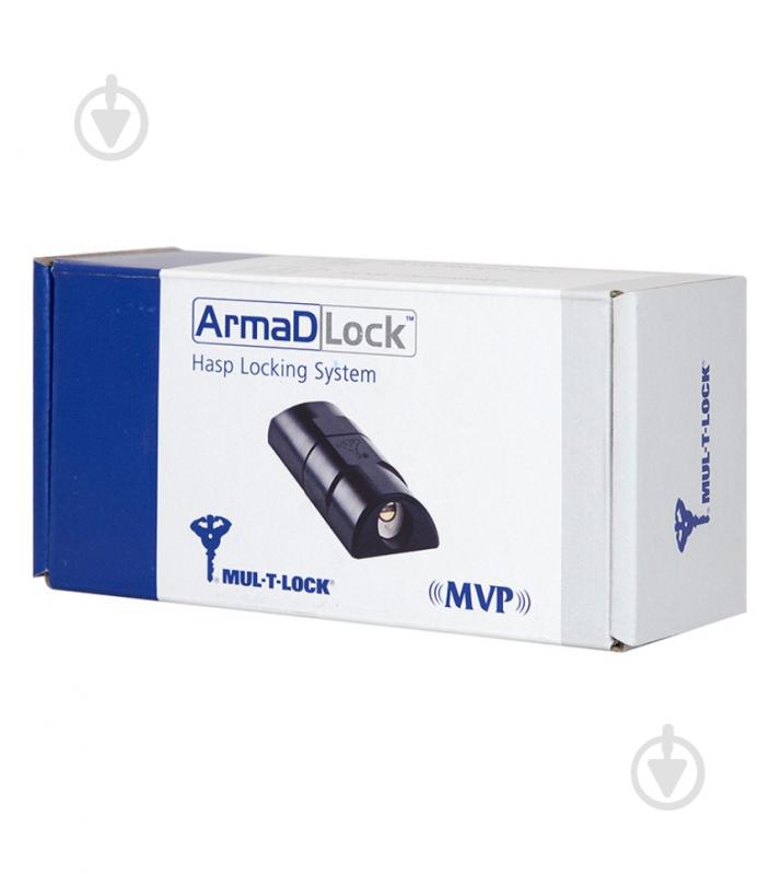 Замок Mul-T-Lock VAN ARMADLOCK BLACK навесной на распашные двери автомобиля 3KEY полузакрытый (амбарный) - фото 8