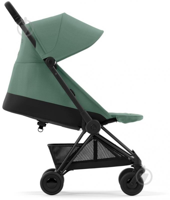 Коляска прогулянкова Cybex Coya Matt Black Leaf Green (522004355) - фото 3