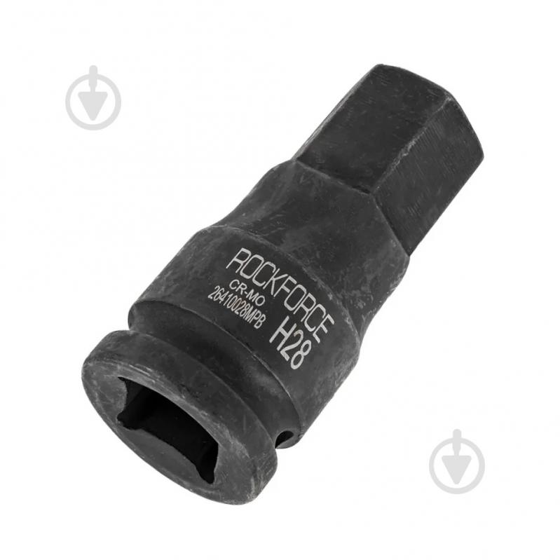 Насадка ударна 6-гранна 28 мм, 3/4'' ROCKFORCE 1 шт. RF-26410028MPB - фото 1 Насадка ударна 6-гранна 28 мм, 3/4'' ROCKFORCE 1 шт. RF-26410028MPB - фото 1