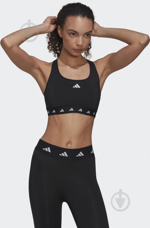 Бра Adidas PWR MS TF HN7273 р.XL черный - фото 1