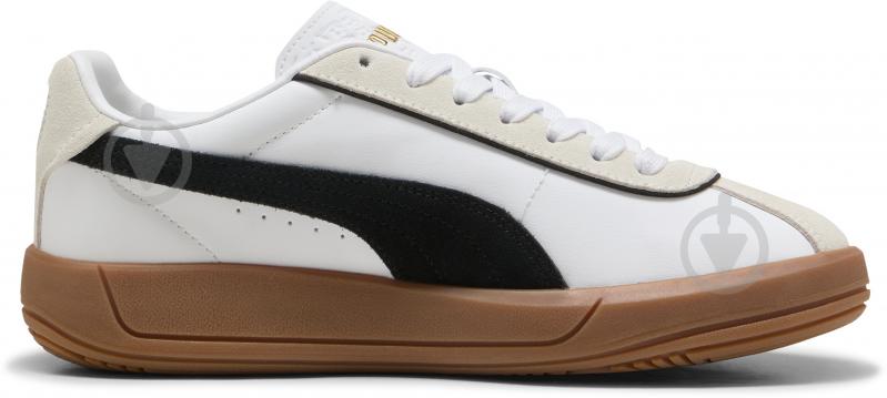 Кроссовки женские демисезонные Puma Club Klassika 40036401 р.40 белые с черным - фото 2