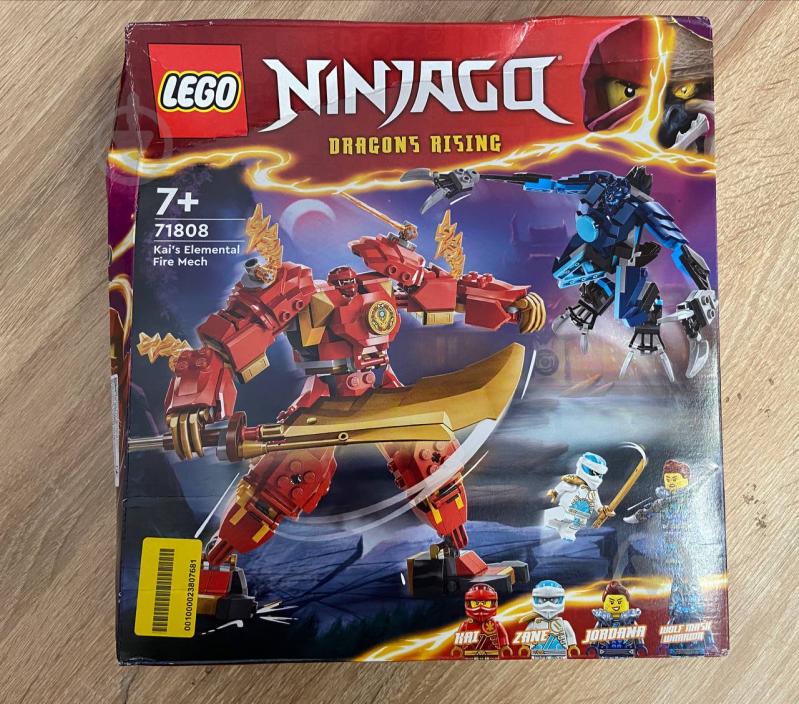 УЦІНКА! Конструктор LEGO NINJAGO Робот вогняної стихії Кая 71808 (УЦ №2214) - фото 11