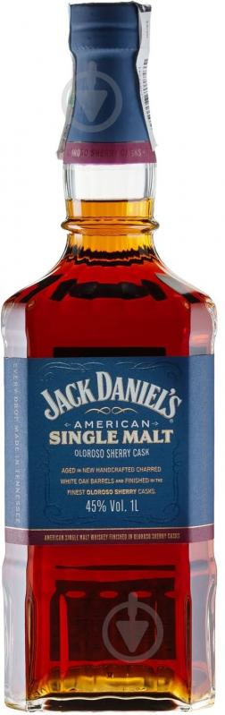 Віскі Jack Daniel's American Single Malt 1 л - фото 1 Віскі Jack Daniel's American Single Malt 1 л - фото 1