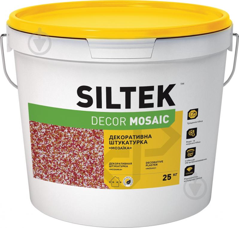 Декоративна штукатурка мозаїчна Siltek DECOR MOSAIC № 41 1,2-1,6 мм 25 кг - фото 1