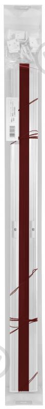 Штора-плиссе Rollotex ткань DUO ECORO 73х90 см Бордовый - фото 5