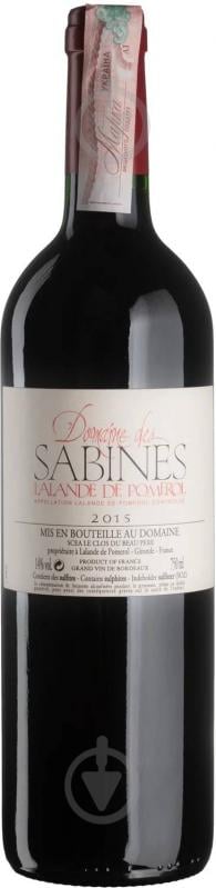 Вино Thunevin Domaine des Sabines 2015 0,75 л - фото 1