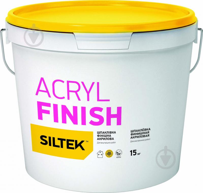 Шпаклівка Siltek Acryl Finish 15 кг - фото 1