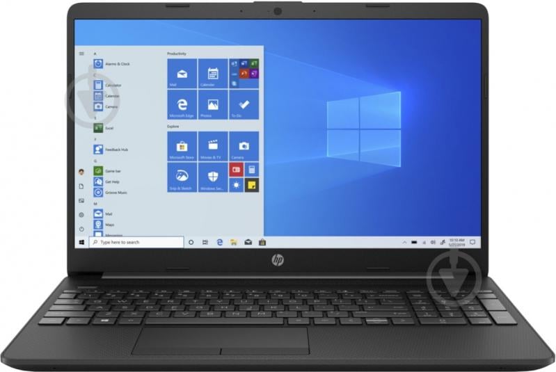 Ноутбук HP 15-dw1097ur 15,6 (2E9R1EA) black - фото 1
