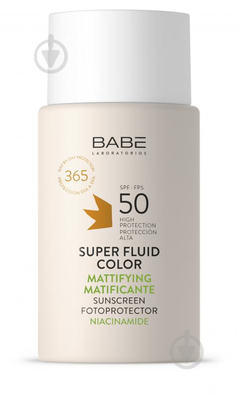 Флюїд BABE Laboratorios ВВ з тонуючим ефектом SPF 50 50 мл - фото 1