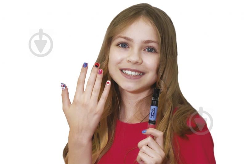 Лак-олівець для нігтів Malinos Creative Nails на водній основі (насичений блакитний та нюд) MA-303022+303027 - фото 8