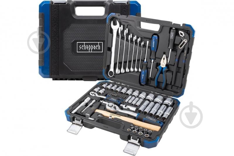 Набор ручного инструмента Scheppach 74 шт. SCH-4742-5 - фото 2 Набор ручного инструмента Scheppach 74 шт. SCH-4742-5 - фото 2