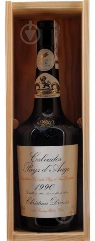 Кальвадос Christian Drouin 1990 г. 0,7 л - фото 1 Кальвадос Christian Drouin 1990 г. 0,7 л - фото 1