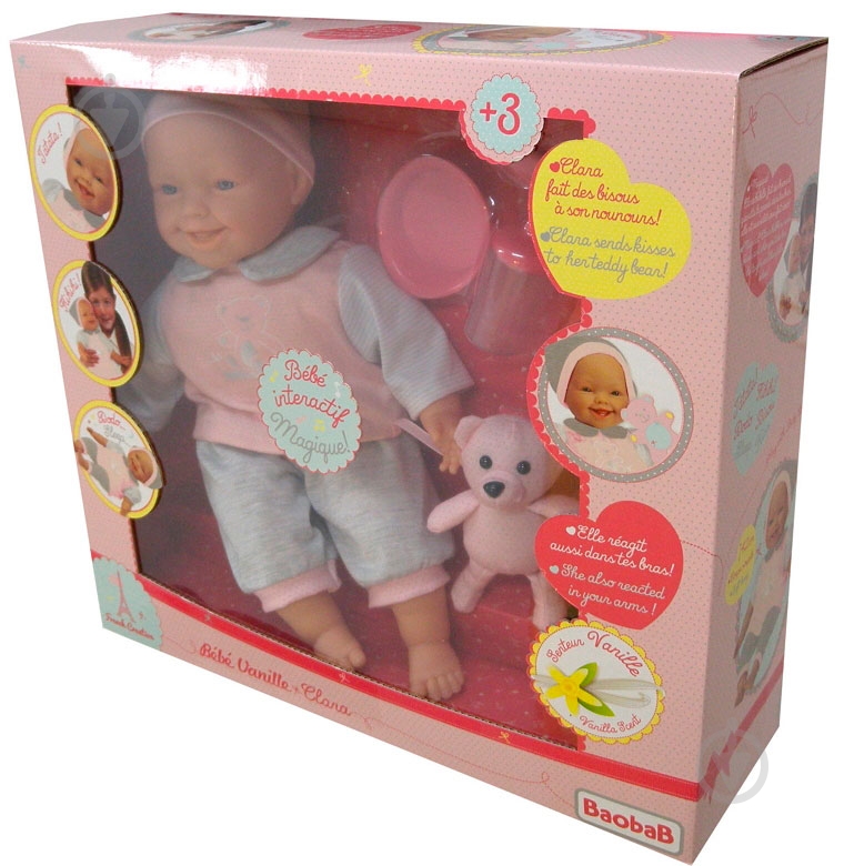Пупс Baobab Клара Bebe Vanille 113511 - фото 2