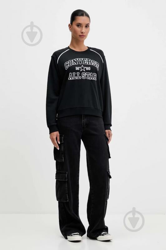 Джемпер Converse SNEAKER PATCH HOODIE CVW5K122-M6X р.M серый - фото 5
