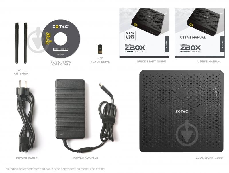 Неттоп Zotac ZBOX QCM7T3000 (ZBOX-QCM7T3000-BE) black - фото 7