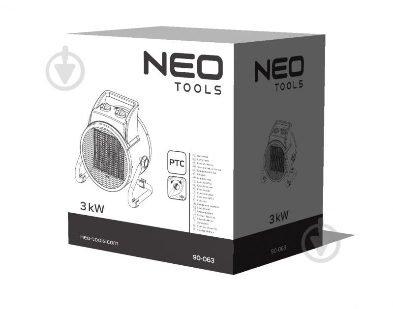 Тепловая пушка NEO tools 90-063 3 кВт 230 В - фото 7 Тепловая пушка NEO tools 90-063 3 кВт 230 В - фото 7