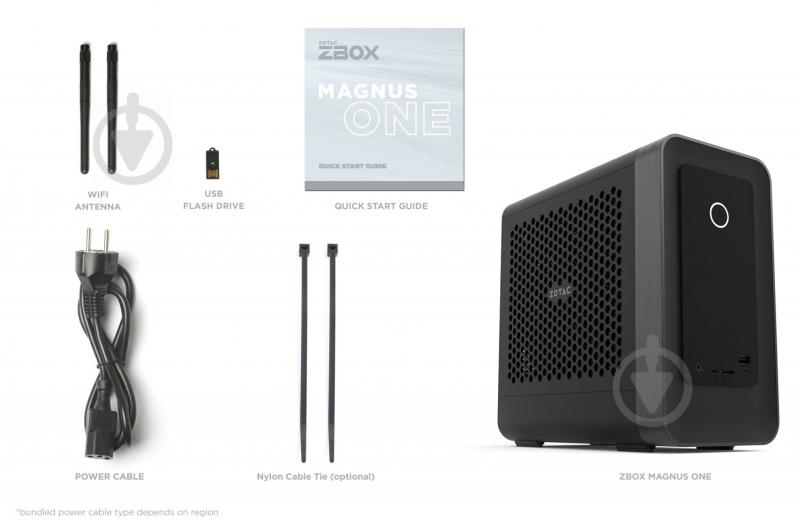 Комп'ютер Zotac ZBox Magnus One ECM53060C (Barebone) (ZBOX-ECM53060C-BE) black - фото 8