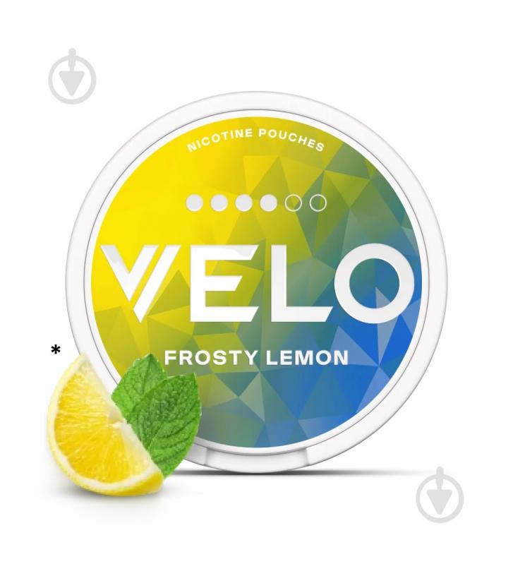 Тютюн жувальний Velo Нікотинові паучі Frosty Lemon 10.9 мг - фото 1