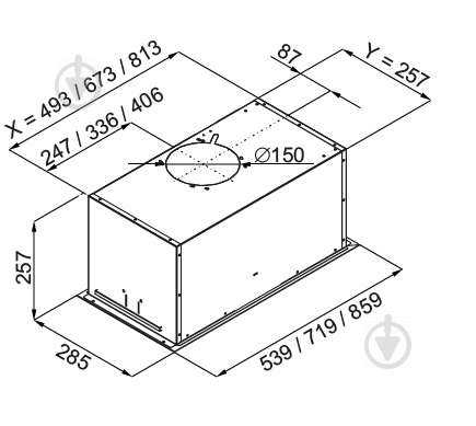 Витяжка Best Chef Loft Box 1100 Black 72 - фото 4