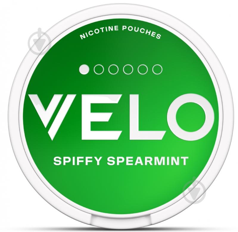 Тютюн жувальний Velo Нікотинові паучі Spiffy Spearmint 4 мг - фото 1