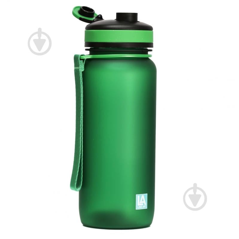 Бутылка для воды Line Art Flores 650 мл зеленая - фото 2 Бутылка для воды Line Art Flores 650 мл зеленая - фото 2