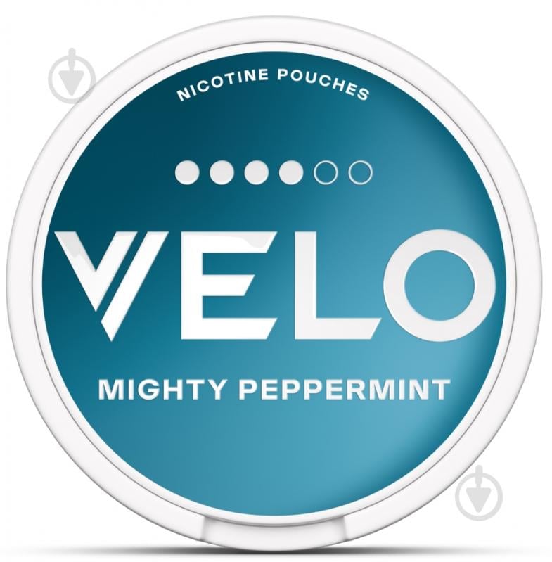 Тютюн жувальний Velo Нікотинові паучі Mighty Peppermint 10.9 мг - фото 1 Тютюн жувальний Velo Нікотинові паучі Mighty Peppermint 10.9 мг - фото 1