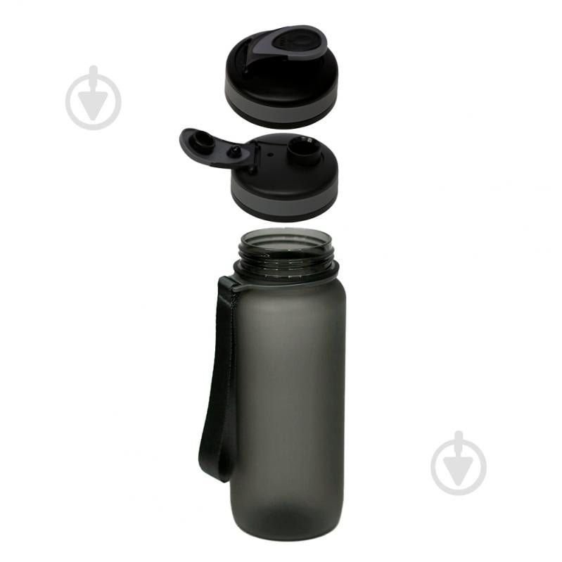 Бутылка для воды Line Art Flores 650 мл серая - фото 5 Бутылка для воды Line Art Flores 650 мл серая - фото 5